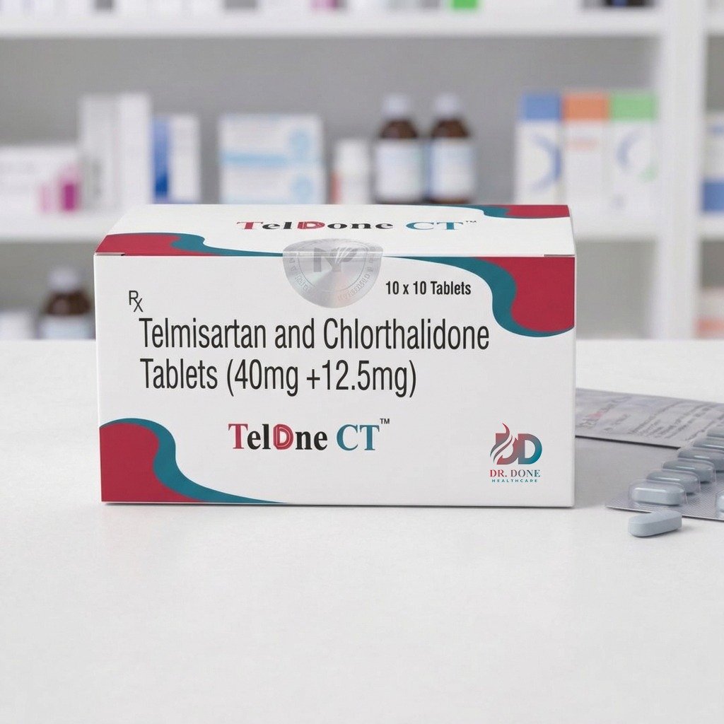 TelDone CT Tablets (40 mg + 12.5 mg)